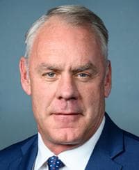 Official portrait of Ryan K. Zinke