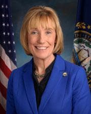 Official portrait of Margaret Wood Hassan